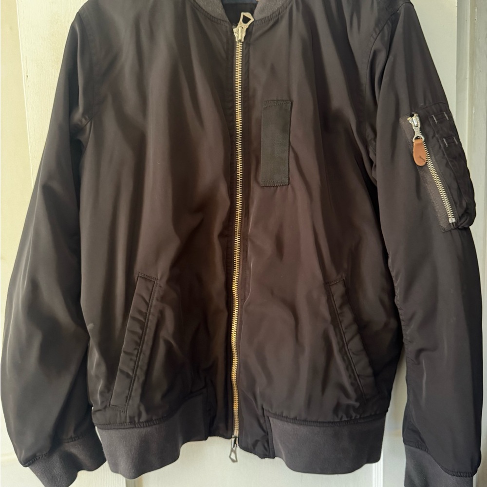 Men's Black Bomber Jacket